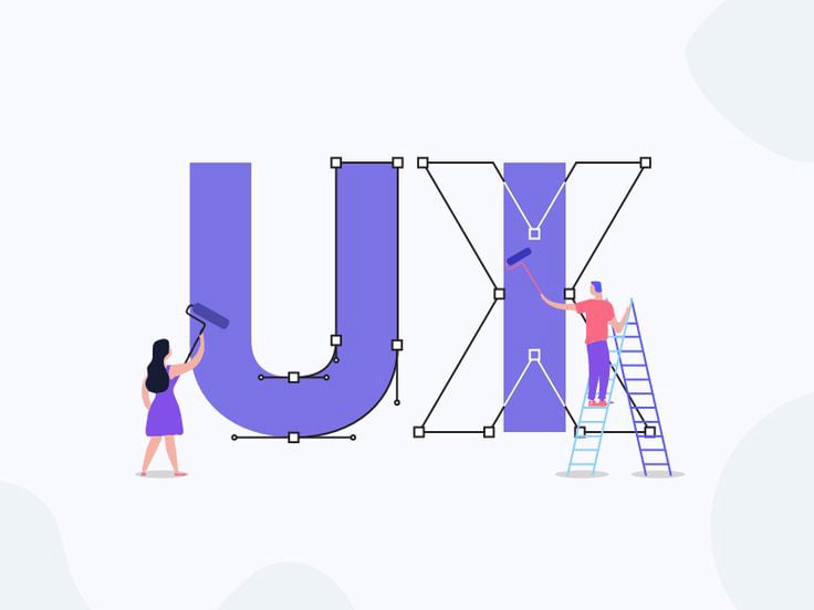 Ux design illustration